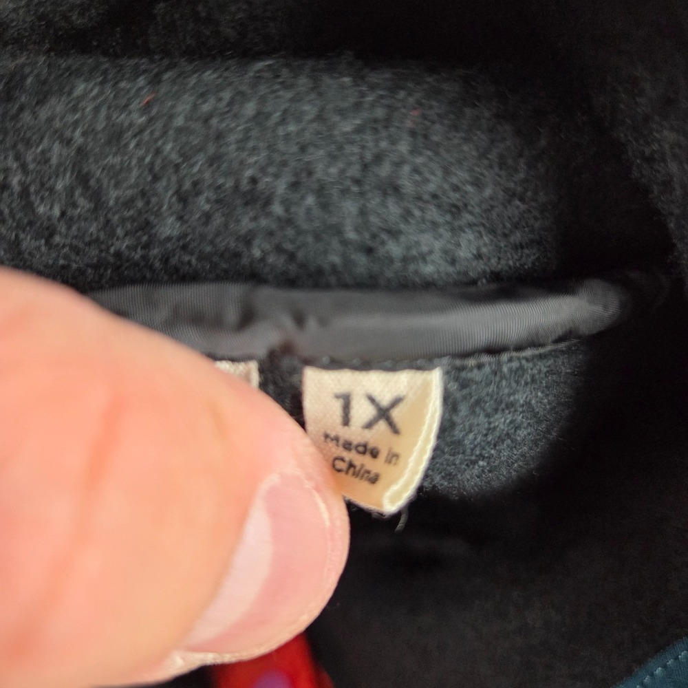 Cotopaxi Teca Fleece Pullover Womens 1X Black Long Sleeve Quarter Snap - Picture 9 of 11